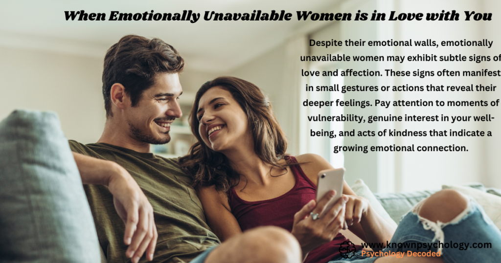 emotionally unavailable woman