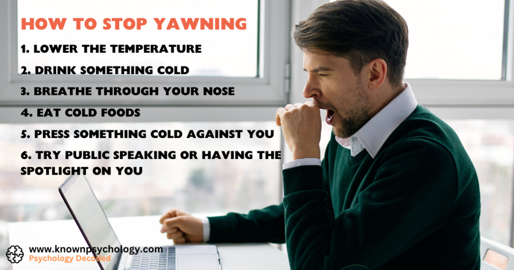 How to stop Yawning