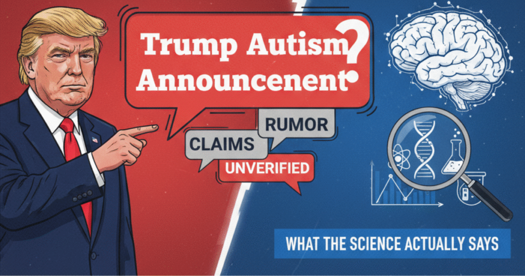 Trump autism announcement