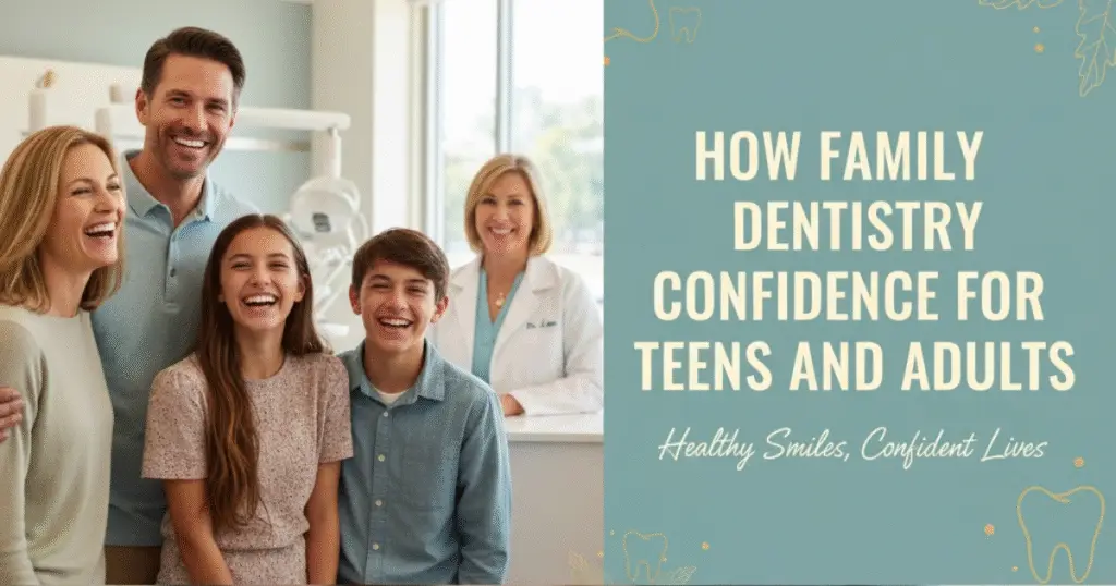 How Family Dentistry Promotes Confidence For Teens And Adults