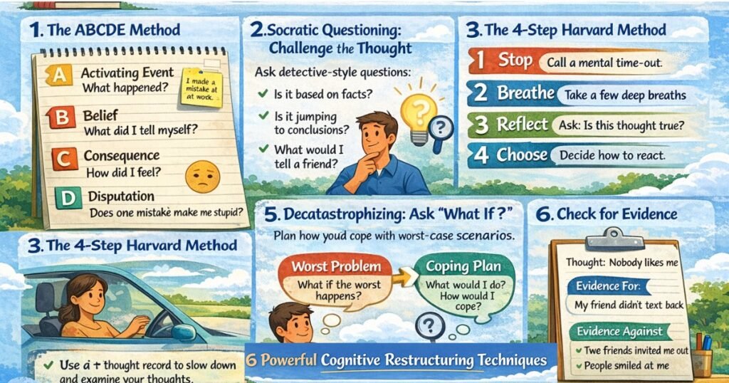 powerful cognitive restructuring techniques