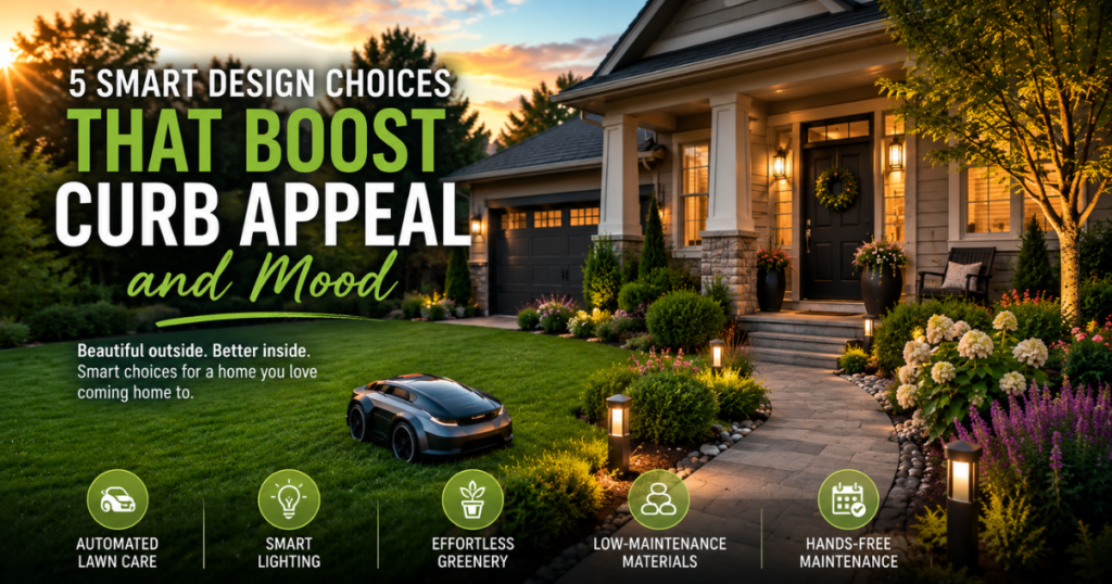 5 smart design choices that boost curb appeal and mood
