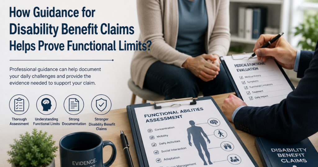 Disability benefit claims consultation